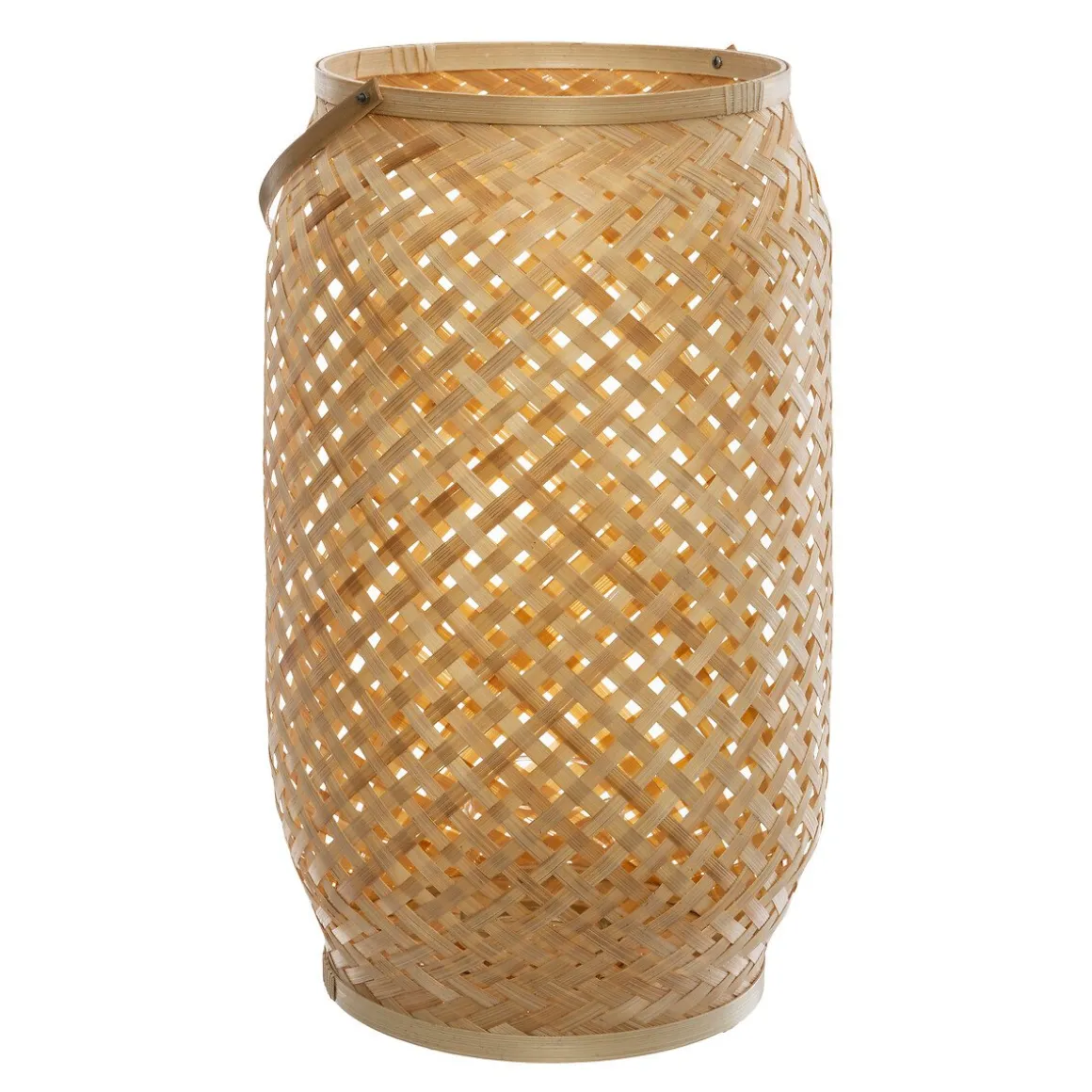 Lanterna natural CROSS em bambu 52cm