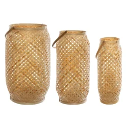 Lanterna natural CROSS em bambu 47cm
