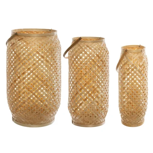 Lanterna natural CROSS em bambu 47cm