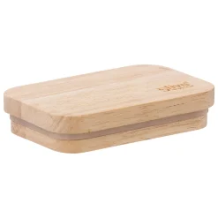 Lata azul em metal para massa