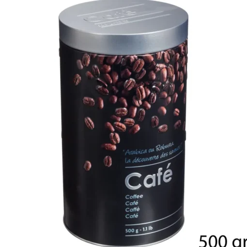 Lata para café em metal decorada 500gr