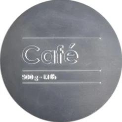 Lata para café em metal decorada 500gr