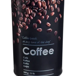 Lata para café em metal decorada 500gr
