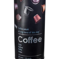 Lata para cápsulas de café em metal