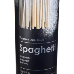 Lata p/esparguete em metal decorada 1kg