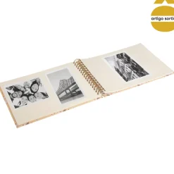 Álbum espiral decorado para 160 fotos