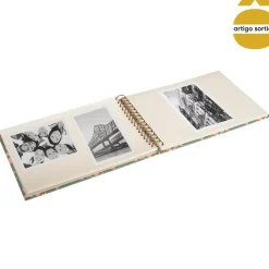 Álbum espiral decorado para 160 fotos