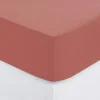 Lençol ajustável blush 140x190cm
