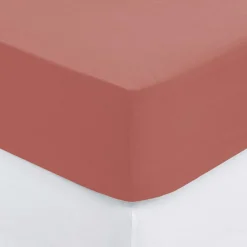 Lençol ajustável blush 140x190cm