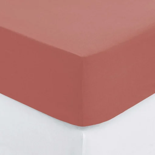 Lençol ajustável blush 140x190cm