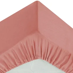 Lençol ajustável blush 140x190cm
