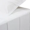 Lençol de cima branco em algodão percal 240x290cm