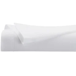 Lençol de cima branco em algodão percal 240x290cm