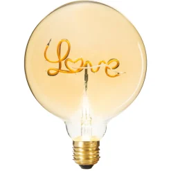 Lâmpada decorativa VINTAGE ambar love