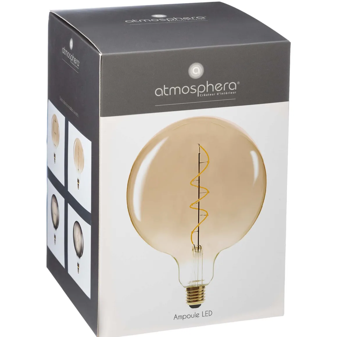 Lâmpada VINTAGE ambar espiral led g200 6w