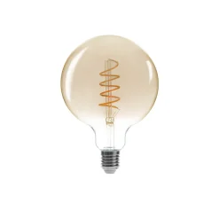 Lâmpada VINTAGE ambar espiral led g125 4w e27