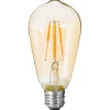 Lâmpada VINTAGE ambar led st64 2w e2