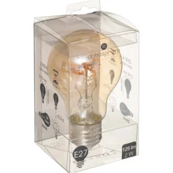 Lâmpada VINTAGE ambar led e27 a60 2w