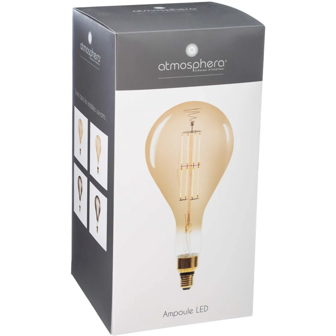 Lâmpada VINTAGE ambar led ps160 4w e27