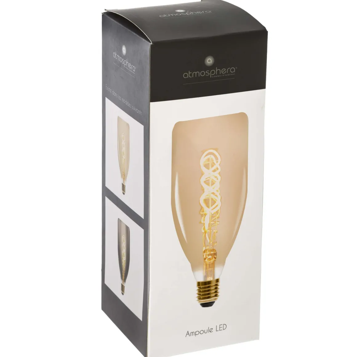 Lâmpada vintage AMBRAS espiral led bt78 4w e27