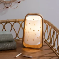 Luz de presença estrelas em bambu