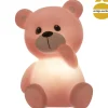 Luz de presença led ursinho 13x10,5x9,2cm