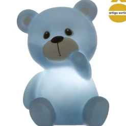 Luz de presença led ursinho 13x10,5x9,2cm