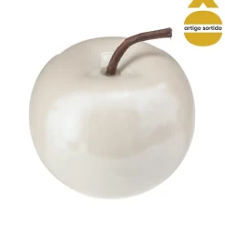Maçã decorativa em cerâmica