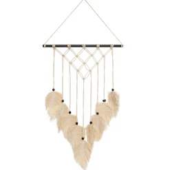 Macramé SAFARI bege 68x45cm