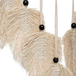 Macramé SAFARI bege 68x45cm