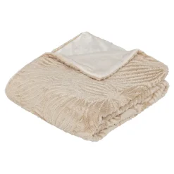 Manta AUTOMNE bege 120x160cm