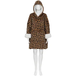 Manta camisola com capuz dots