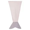 Manta cauda de SEREIA rosa