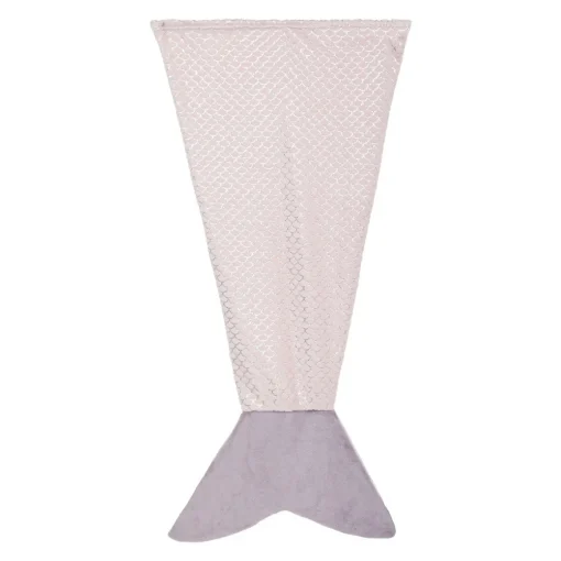 Manta cauda de SEREIA rosa