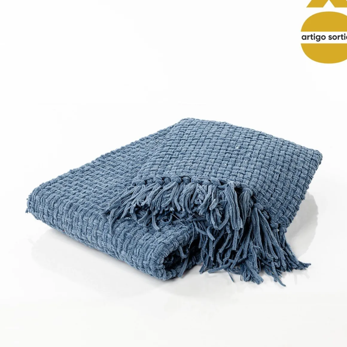 Manta com franjas 127x152cm