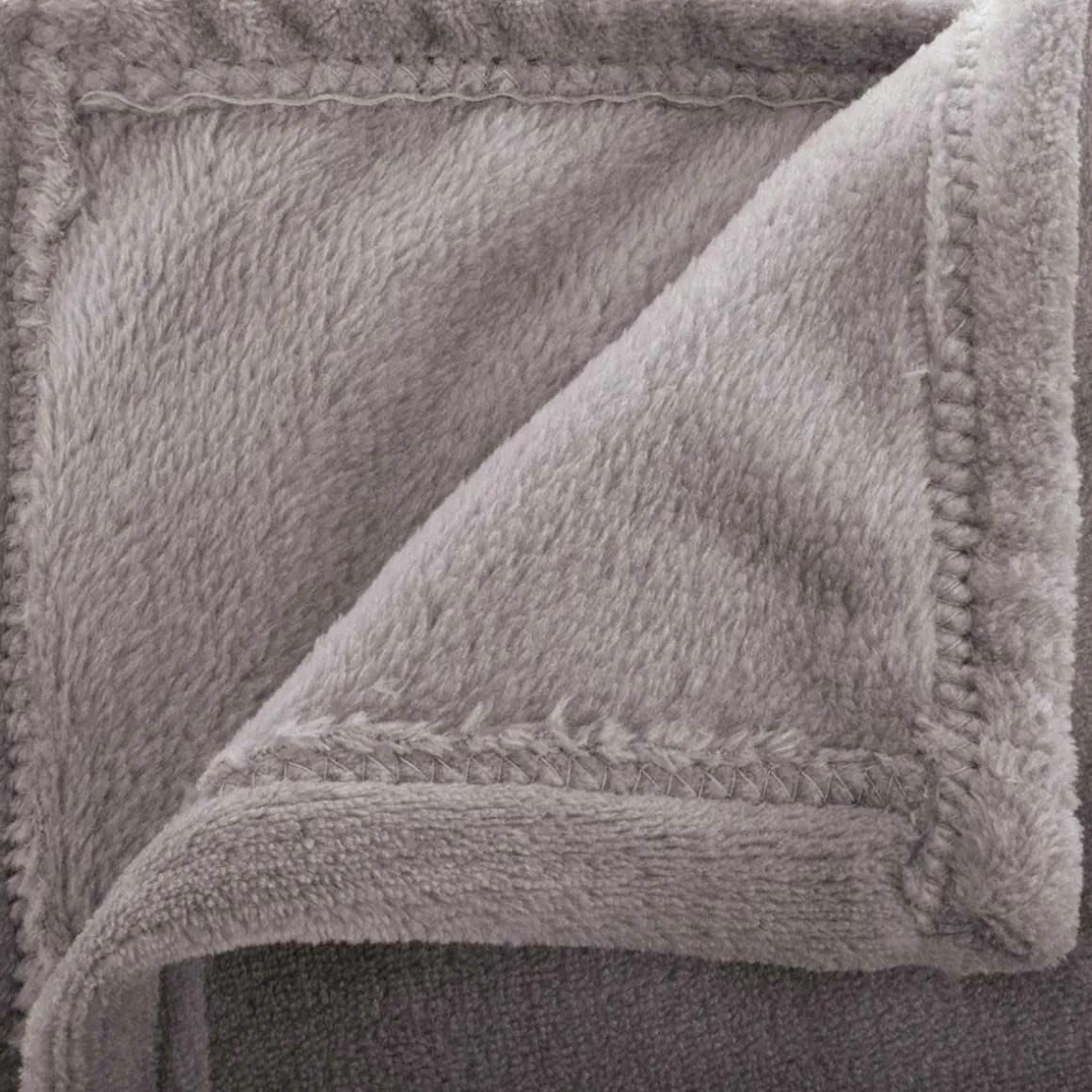 Manta CORALINA cinza 180x230cm