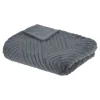 Manta GEO cinza escuro 180x230cm