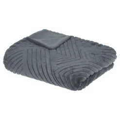 Manta GEO cinza escuro 180x230cm