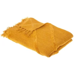 Manta INCA ocre 130x180cm