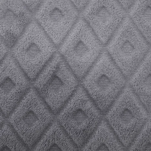 Manta losangos cinza 125x150cm
