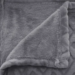Manta losangos cinza 180x230cm