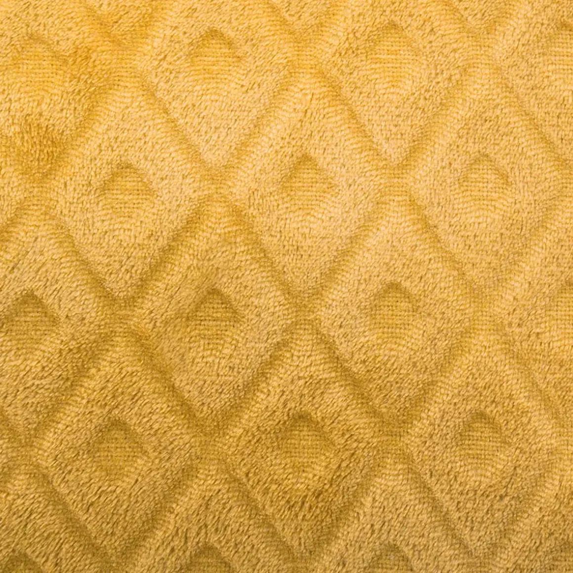 Manta losangos ocre 125x150cm