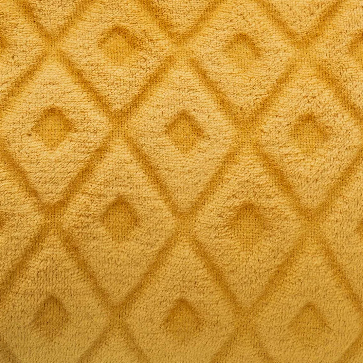 Manta losangos ocre 180x230cm