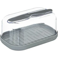 Manteigueira com faca FRESHEAT cinza