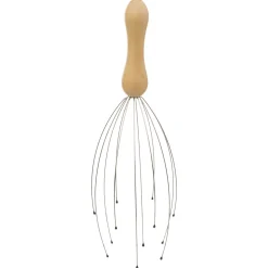 Massajador para cabeça cabo em madeira