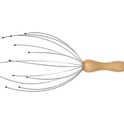 Massajador para cabeça cabo em bambu