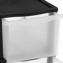 Módulo com 3 gavetas preto