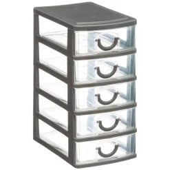 Módulo MINI de arrumação com 5 gavetas