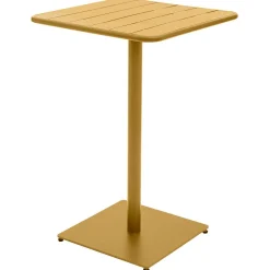 Mesa alta de jardim PHUKET mostarda em metal