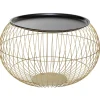 Mesa de apoio ALAYA dourada 49cm